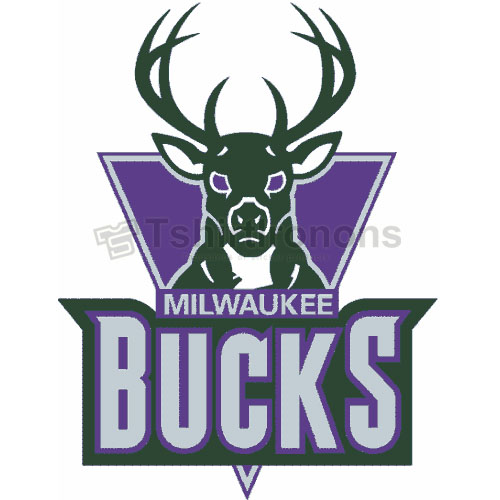 Milwaukee Bucks T-shirts Iron On Transfers N1079 - Click Image to Close